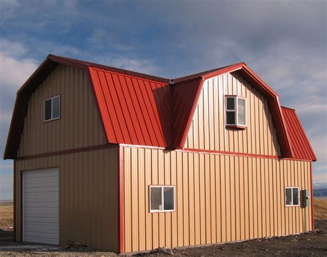 gambrel metal shop house|gambrel steel barns.